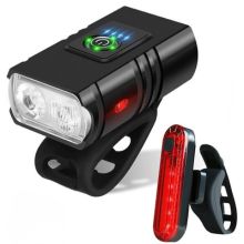 Oświetlenie rowerowe – lampki przednie i tylne, USB, wodoodporne, LED